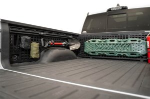 Ram TRX Bed Side Molle Panels - Driver Full Set - Addictive Desert Designs - Molle Pattern - Hammer Black - `21-`23